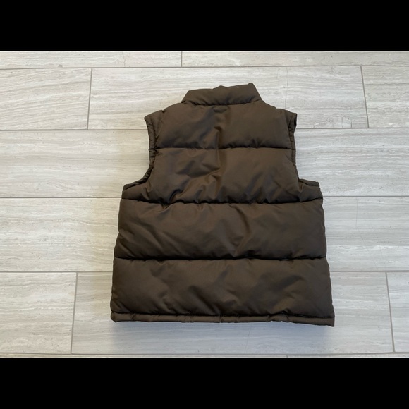 Crazy 8 brown puffer vest, size 4-5y - Picture 6 of 7